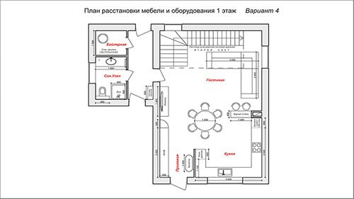 Дизайн проект жилого дома 150 кв.м.