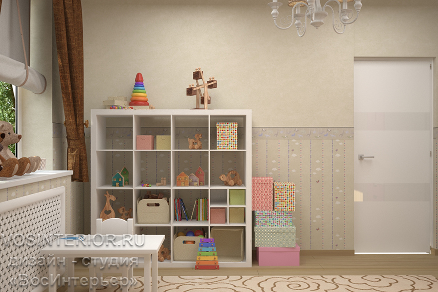 Дизайн интерьера детской игровой комнаты