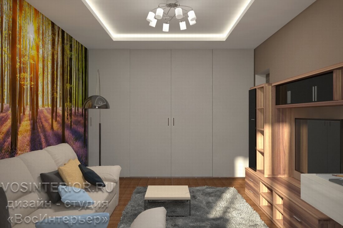 Дизайн интерьера гостиной спальни