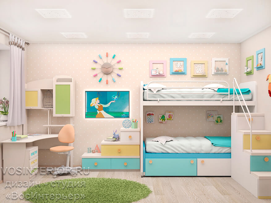 Ремонт детской комнаты для девочки