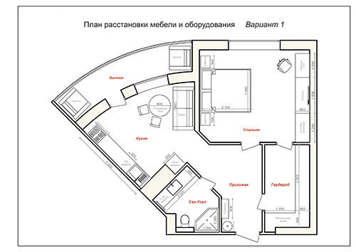 Планировки однокомнатных квартир