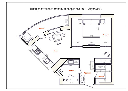 Планировки однокомнатных квартир