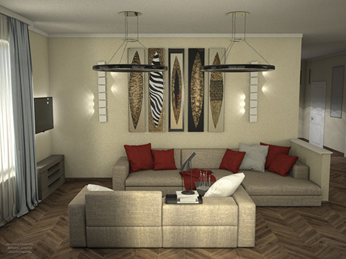 Изображение дизайна интерьера дома в Балашихе