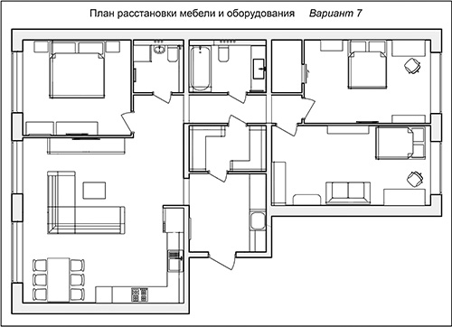 Дизайн-проект квартиры в г. Реутов