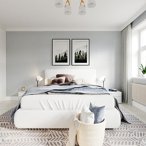 ᐉ Скандинавский стиль в интерьере спальни: 50 примеров с фото