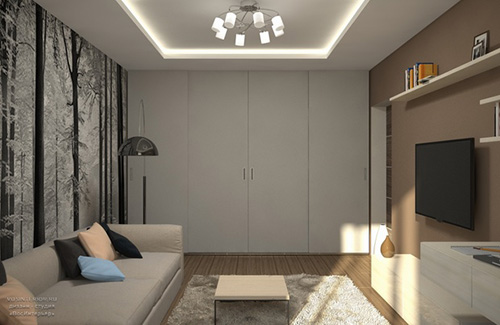 современный интерьер квартиры в стиле минимализм