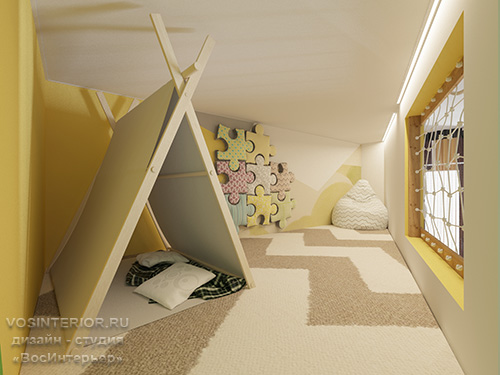 Дизайн детской комнаты таунхауса